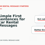 Simple First Sentences for Car Rental Messages