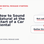 How to Sound Natural at the Start of a Car Rental Message
