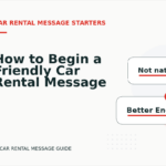 How to Begin a Friendly Car Rental Message