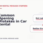 Common Opening Mistakes in Car Rental Messages