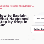 How to Explain What Happened Step by Step in Car Rental Message English