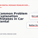 Common Problem Explanation Mistakes in Car Rental Message English