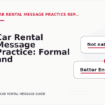Car Rental Message Practice: Formal and Friendly Versions