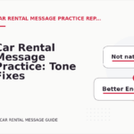 Car Rental Message Practice: Tone Fixes for Real Situations