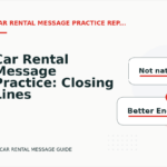Car Rental Message Practice: Closing Lines and Follow-Ups
